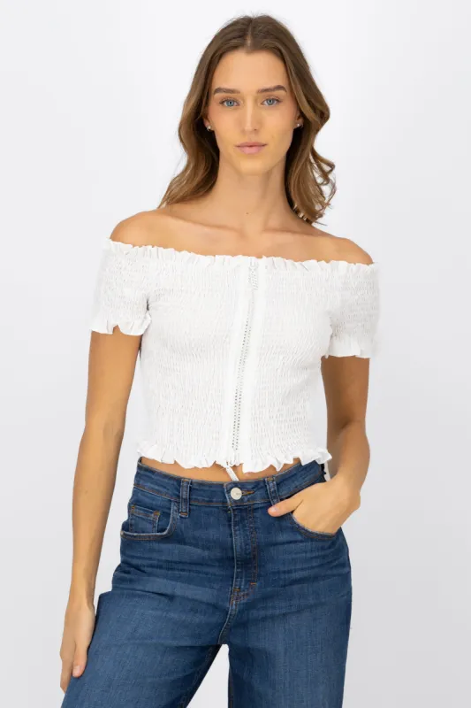 Blusa smog detalle cierre sold by Shasa
