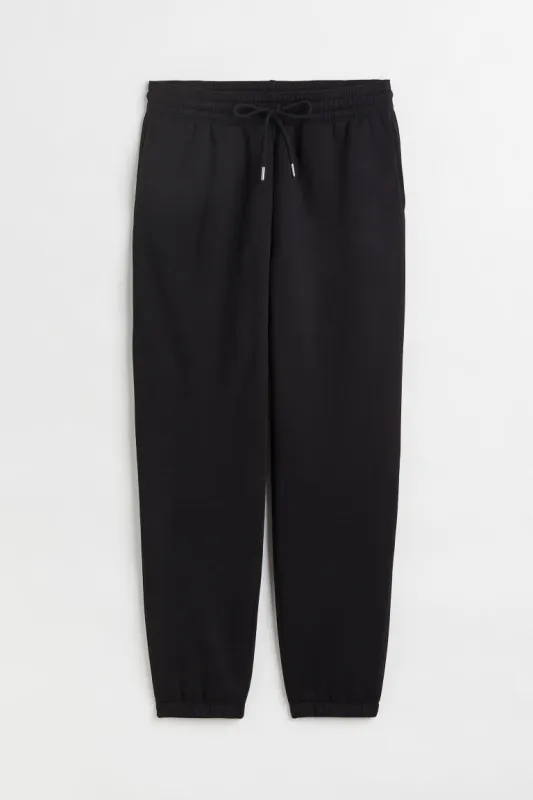 H & M - Cotton-blend sweatpants - Black sold by H&M
