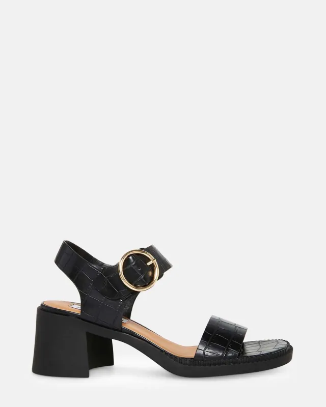 VIANNA BLACK CROCODILE - SM REBOOTED sold by Steve Madden