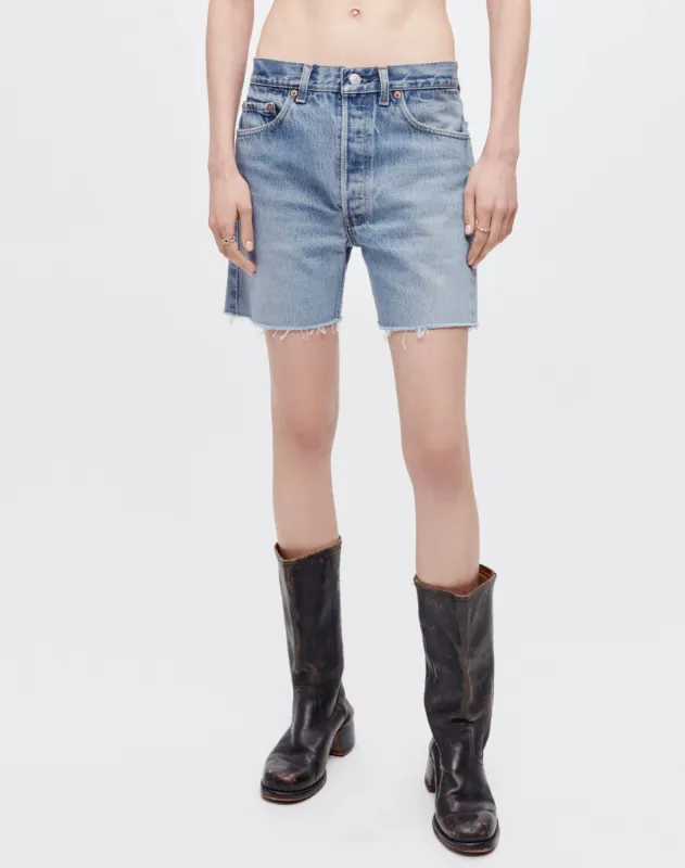 Levi's Boy Short - Indigo sold by Re/Done