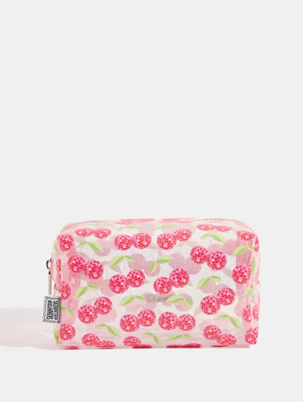 Disco Cherries Makeup Bag sold by Skinnydip London