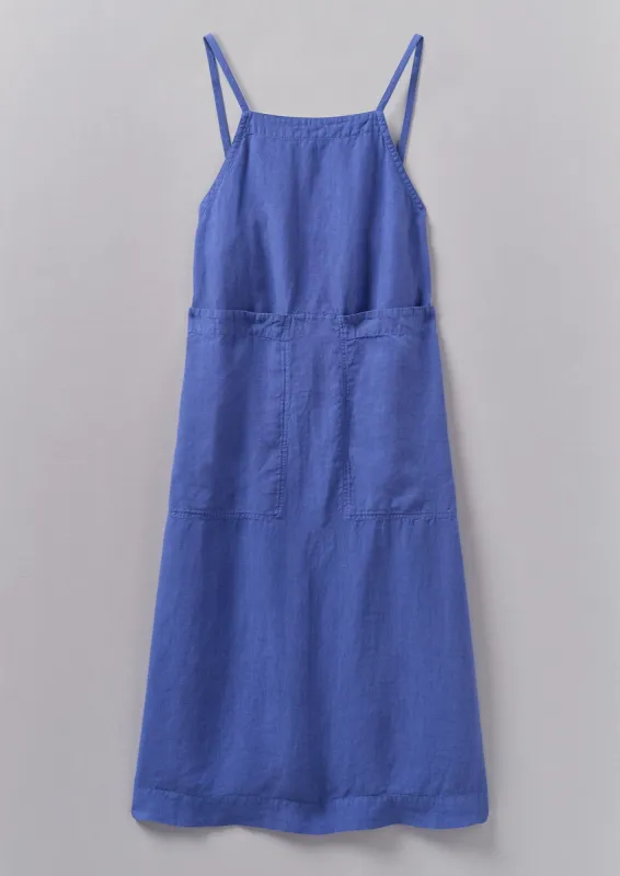 Garment Dyed Linen Apron Dress | Bilberry sold by TOAST