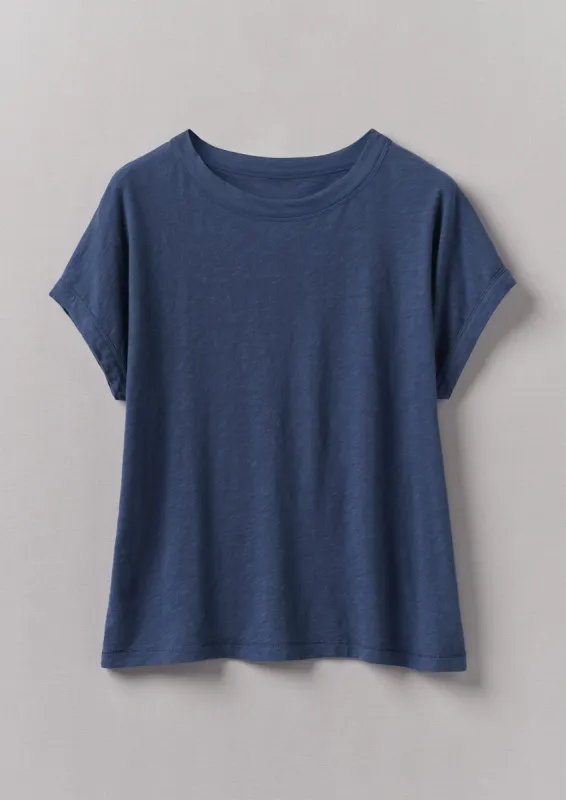 Alda Organic Cotton Easy Tee | Thistle sold by TOAST
