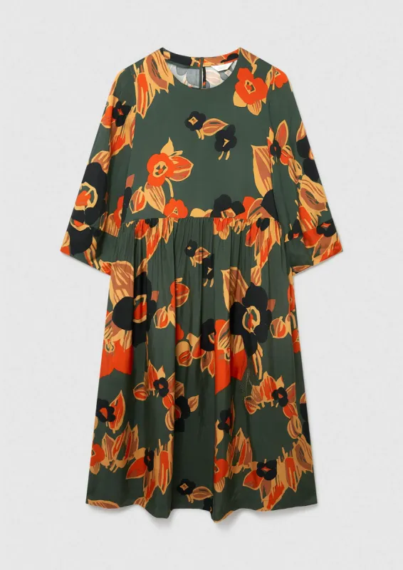 Renewed Floral Print Twill Dress Size 10 | Spruce sold by TOAST
