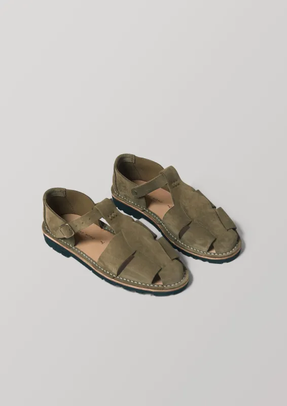 Steve Mono Artisanal Sandals | Khaki sold by TOAST
