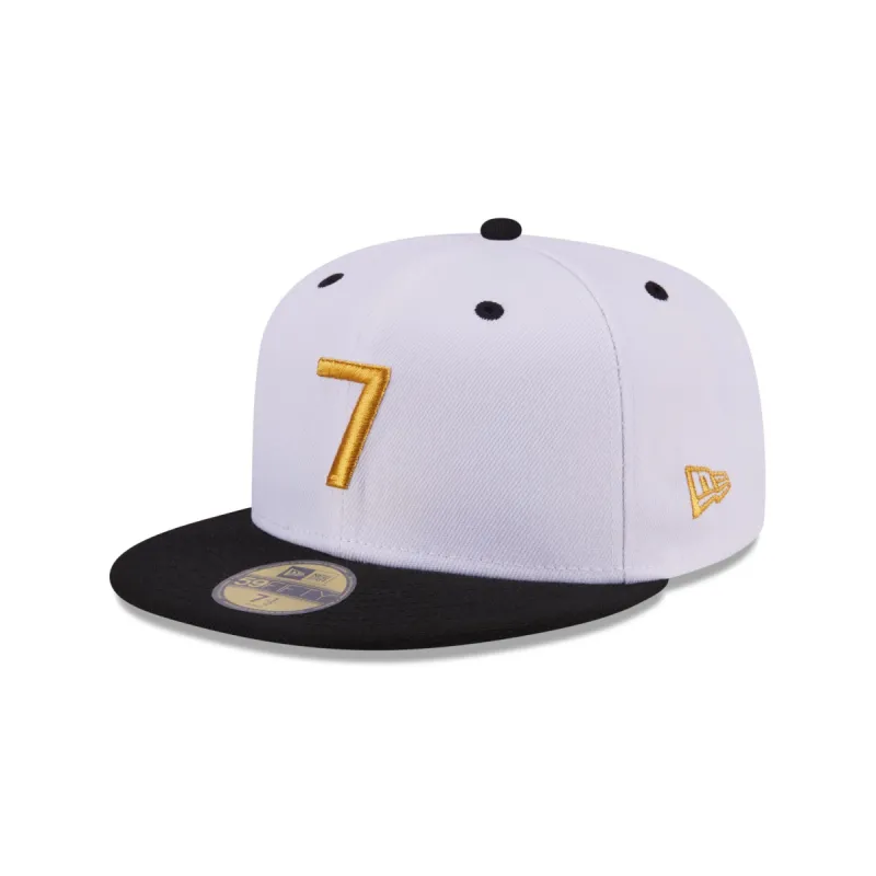 New Era Cap Signature Size 7 White 59FIFTY Fitted Hat sold by New Era