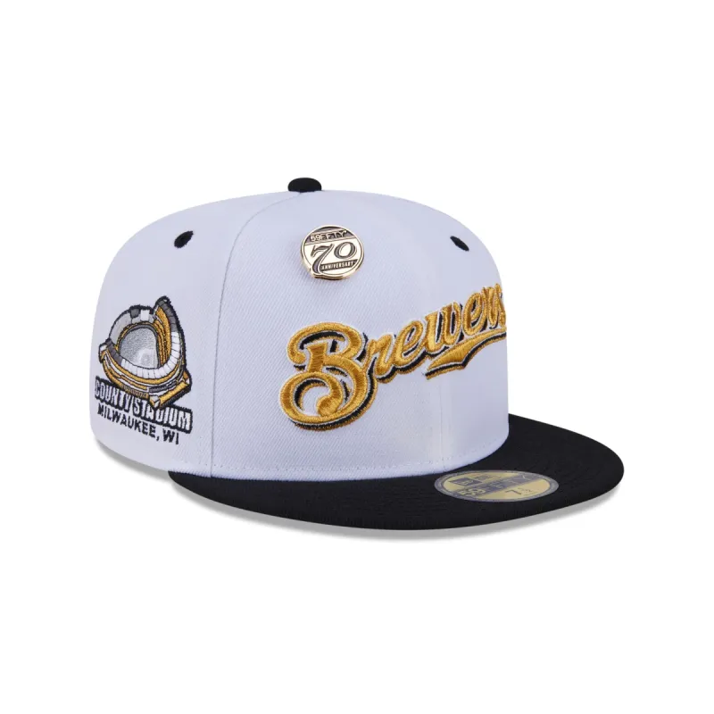 70th Anniversary Cap ブラック NEW ERA CAP 59FIFTY 70TH ANNIVERSARY SCRIPT 2024 59FIFTY DAY
