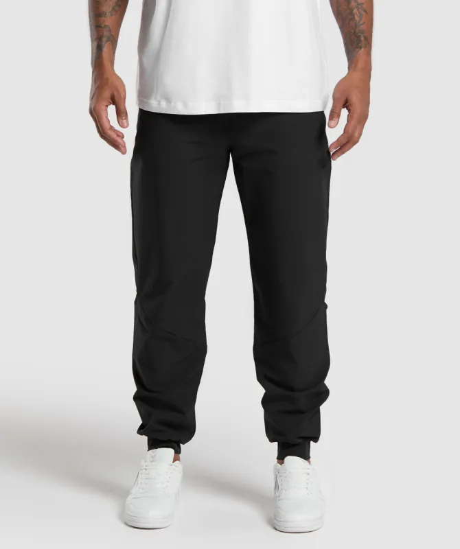 Gymshark Ease Woven Joggers - Black sold by Gymshark