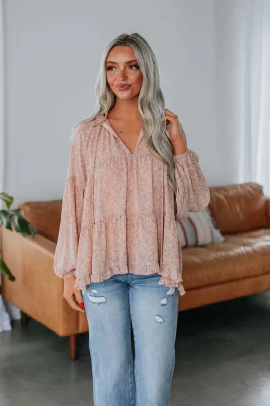 Adalee Floral Top sold by Wild Oak Boutique
