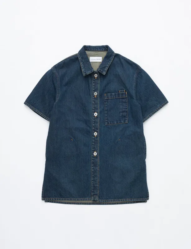 Short Sleeve Denim Jacket Solid 1wash sold by Tu es mon TRESOR