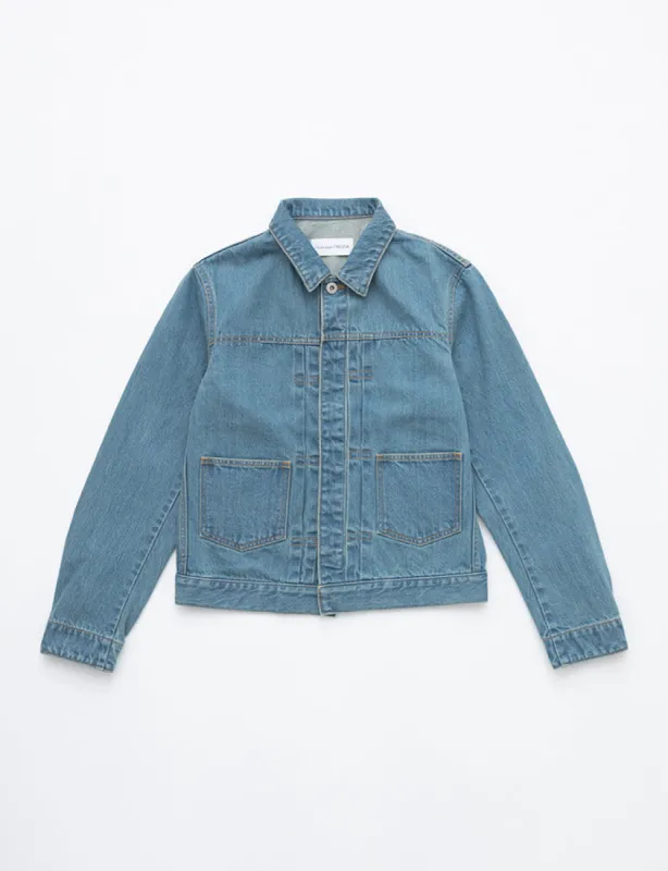The Emerald Denim Jacket Solid 3year sold by Tu es mon TRESOR