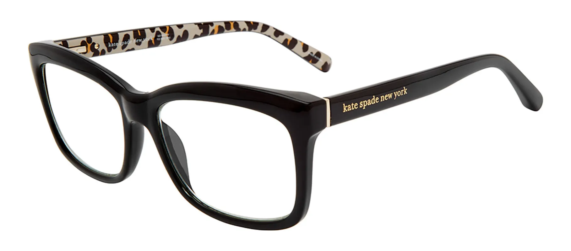 Kate Spade KS Dollie FP3 Rectangle Plastic Black Reading Glasses with Clear Blue Block Coating Lens sold by Gaffos