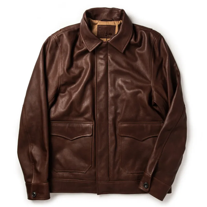 The Hangar Jacket in Espresso sold by Taylor Stitch