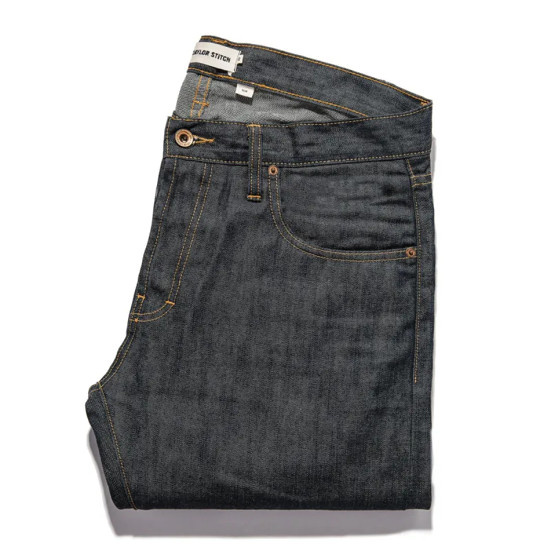 The Slim Jean in Kurabo Slub Denim sold by Taylor Stitch