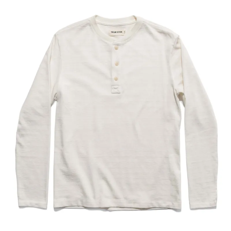 The Heavy Bag Henley in Natural sold by Taylor Stitch