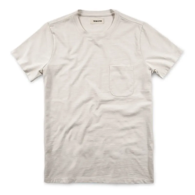 The Heavy Bag Tee in Natural sold by Taylor Stitch