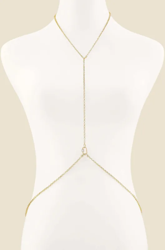 Make a Splash Body Chain by Ettika sold by Beach Bunny