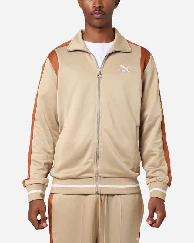 Puma For The Fanbase T7 Track Jacket Prairie Tan sold by Culture Kings