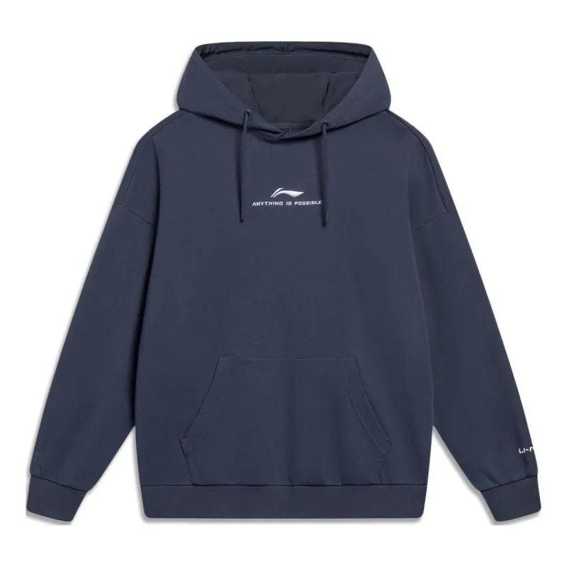 Li-Ning Anything Is Possible Graphic Hoodie 'Grey' AWDT597-2 sold by KicksCrew