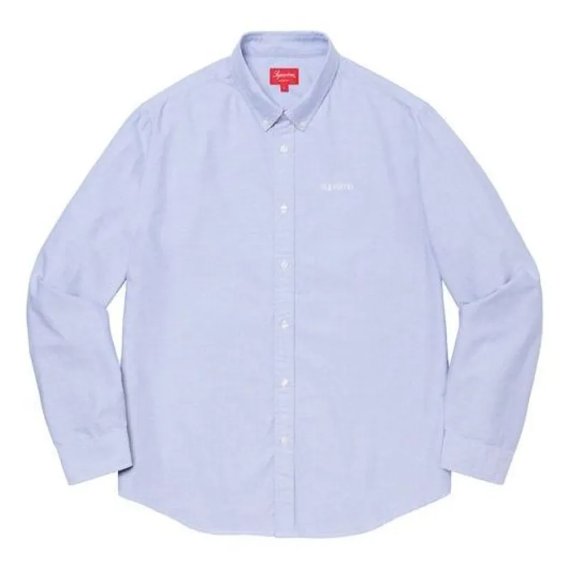 Supreme Oxford Shirt 'Teal' SUP-SS20-249 sold by KicksCrew