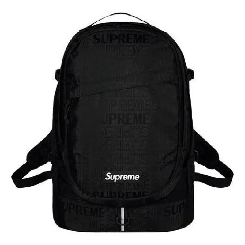 Supreme Backpack 'Black White' SUP-SS19-035 sold by KicksCrew