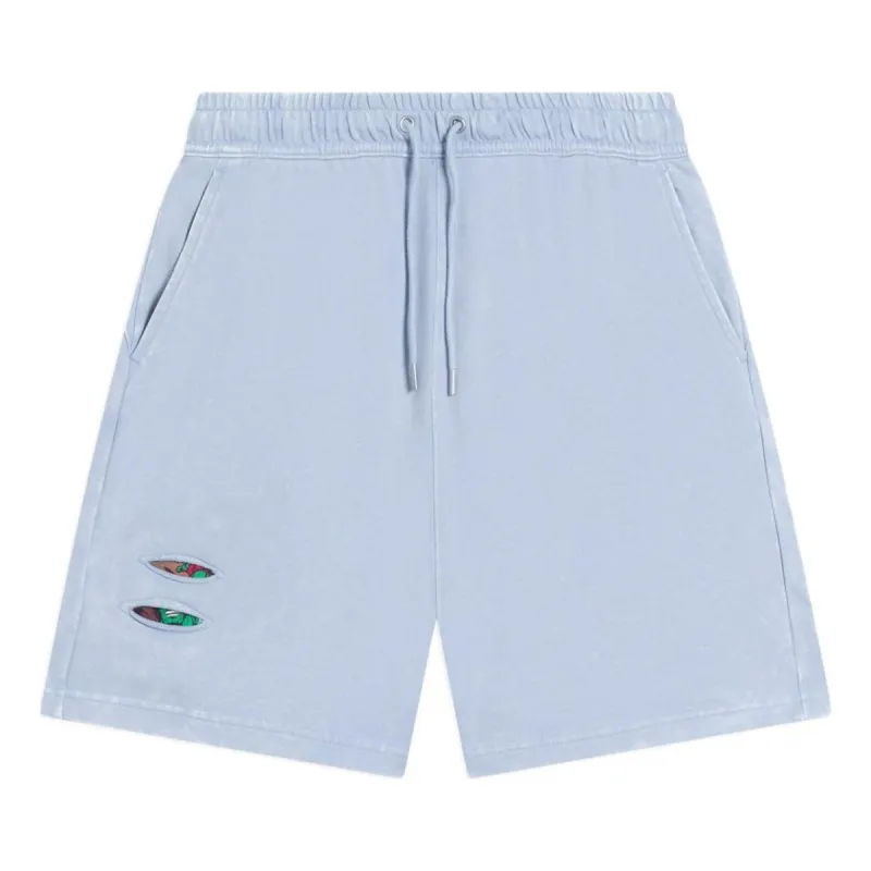 Li-Ning x MARVEL Graphic Shorts 'Light Blue' AKSSB11-3 sold by KicksCrew