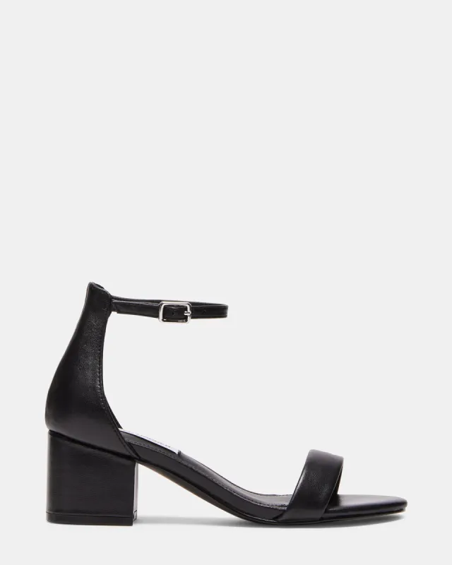 IRENEE BLACK LEATHER - SM REBOOTED sold by Steve Madden