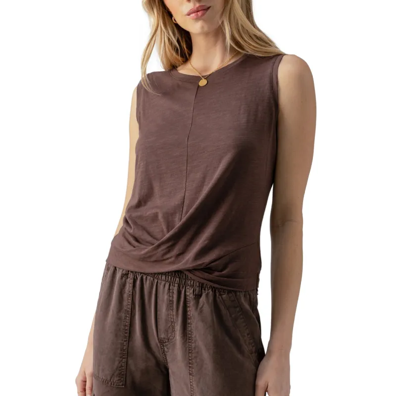 Sanctuary Twisted Tank - Mud Bath sold by Boutique with Grace