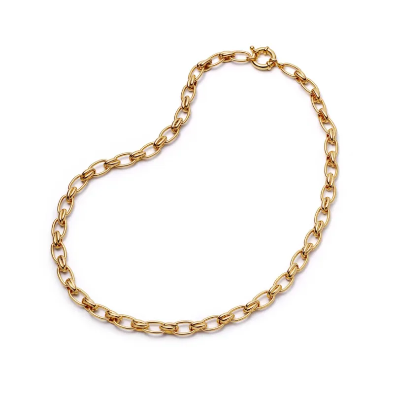 Polly Sayer Linked Chain Necklace 18ct Gold Plate sold by Daisy Jewellery