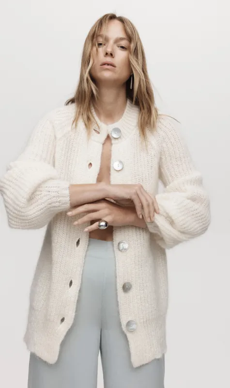 Marle | Evelyn Cardigan - Ivory | Parallel