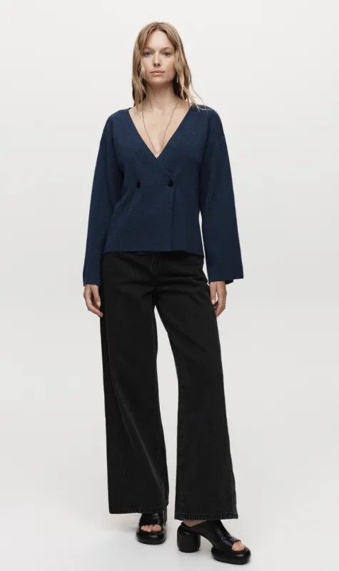 Marle | Julius Cardigan - Ink sold by Sister & Co