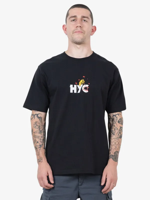HYC Welded Oversize Fit Tee - Black sold by Thrills