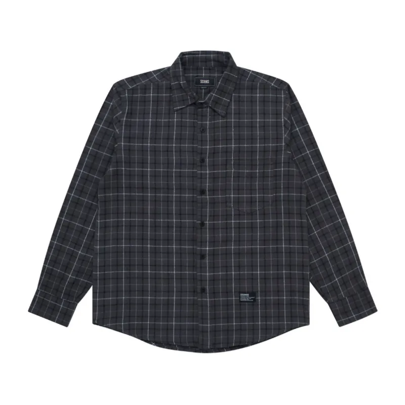 Flannel DEVO GREY WHITE sold by Screamous