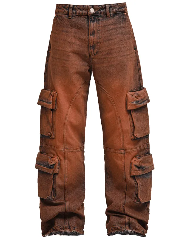 Baggy Cargo Denim - Blood Diamond sold by reputation studios