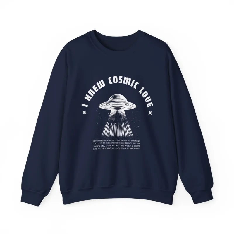 I Knew Cosmic Love Crewneck Sweatshirt sold by Rose Blush Studio