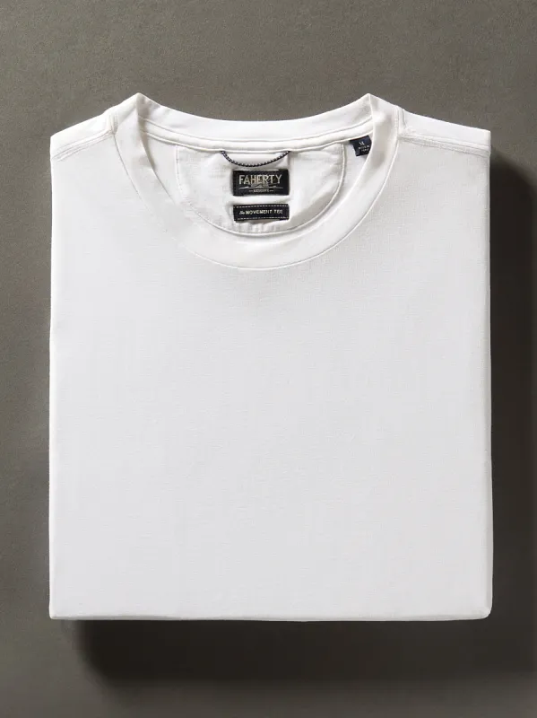 Movement™ Short-Sleeve T-Shirt - Pure White sold by Faherty