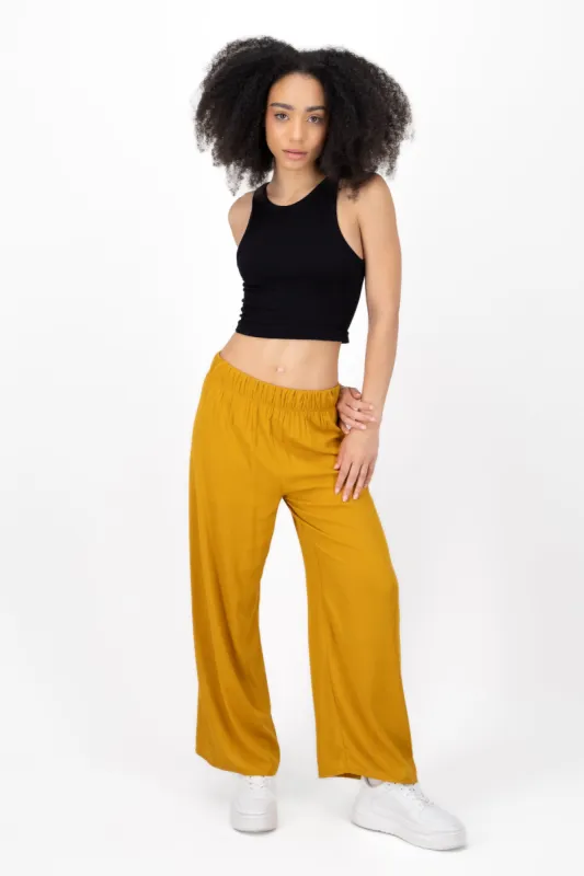 Pantalón Wide Leg Cintura Elástico sold by Shasa