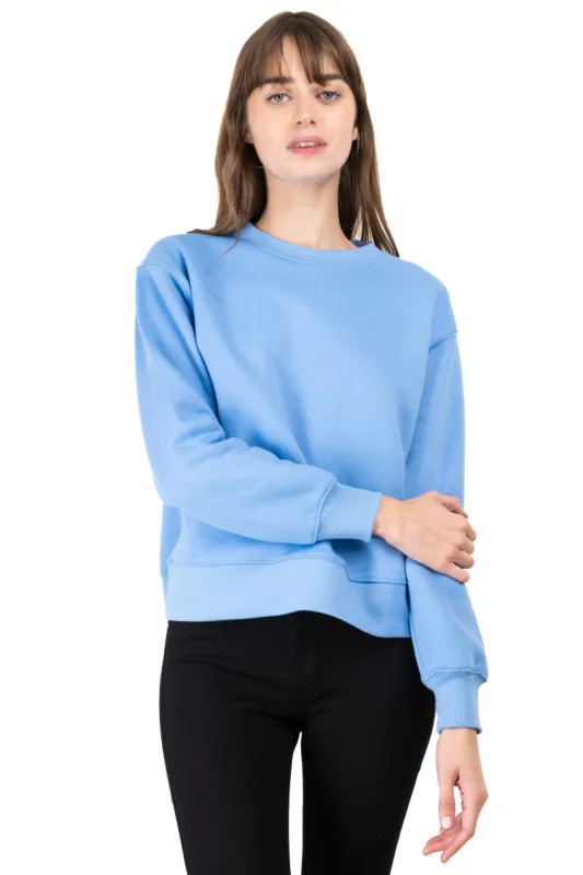 Sudadera crop cuello redondo sold by Shasa