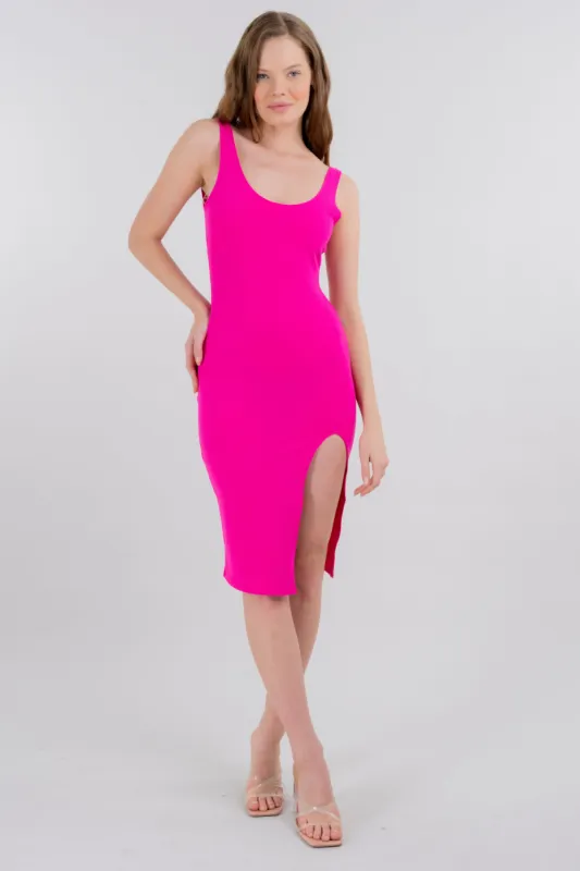Vestido midi espalda descubierta sold by Shasa