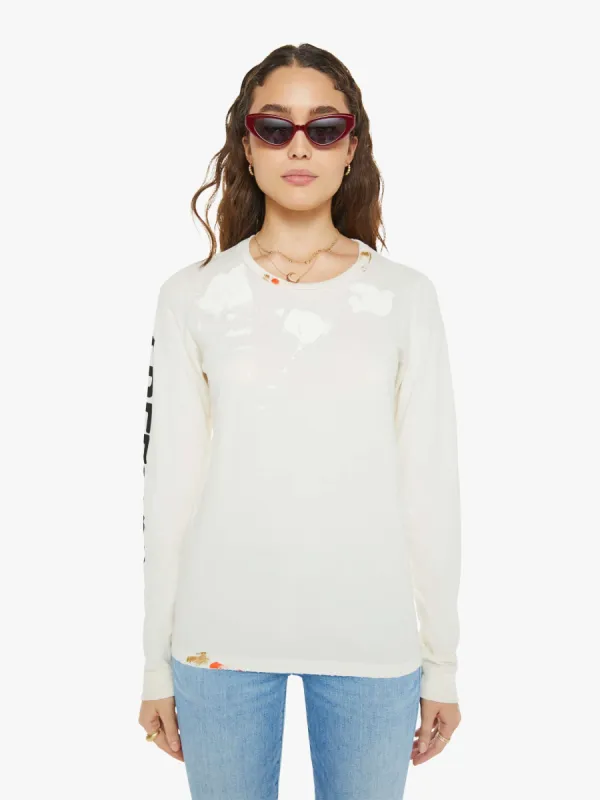 FREECITY ARTISTSWANTED PAINT SUPERVINTAGE Longsleeve T - Supervintage White sold by MOTHER