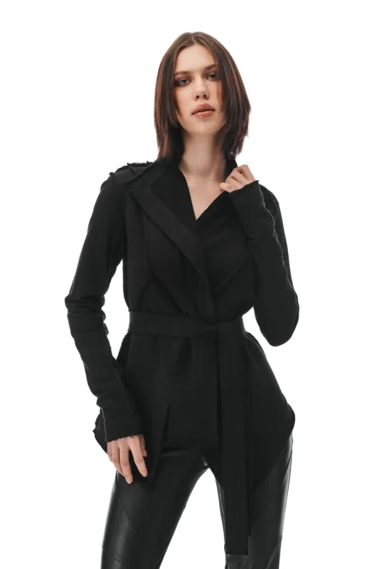 Belted Asymmetric Cardigan sold by MDNT:45