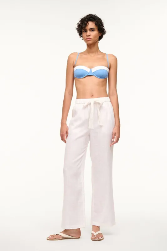 ALIZE PANT | WHITE sold by STAUD