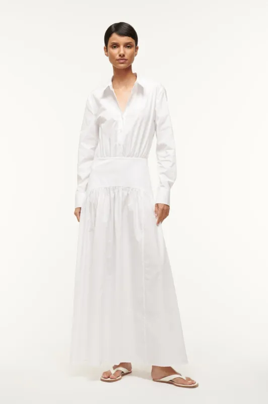 ROCCO DRESS | WHITE sold by STAUD