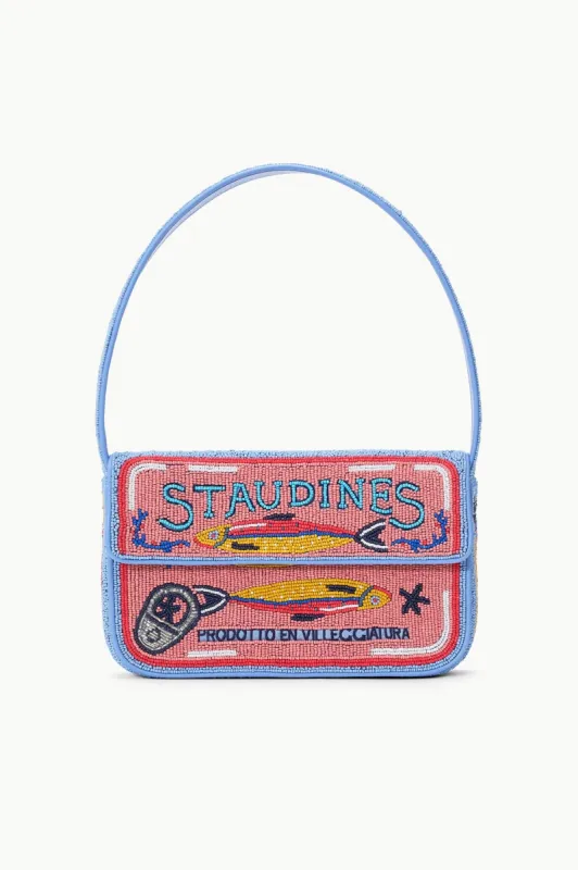 【関税送料込★】STAUD  Beaded Bag スタウド ロゴ TOMMY BEADED BAG | STAUDINES PINK | Parallel