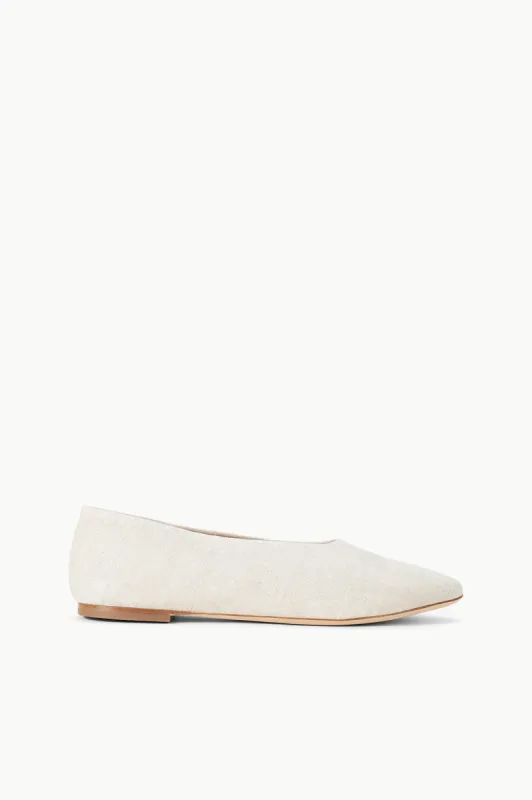 ALBA BALLET FLAT | NATURAL sold by STAUD