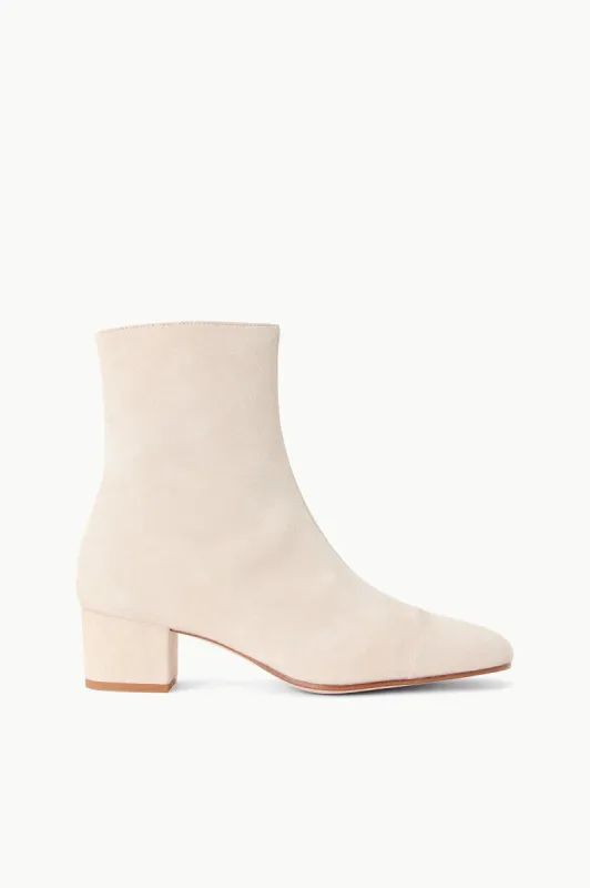 AIMEE SHORT BOOT | MINK SUEDE sold by STAUD
