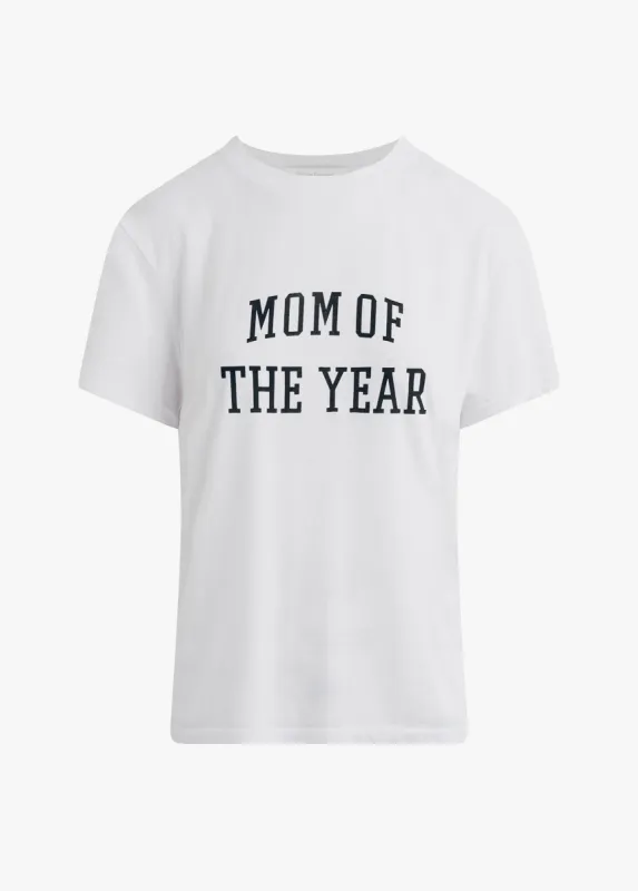MOM OF THE YEAR CLASSIC COLLEGIATE TEE sold by Favorite Daughter