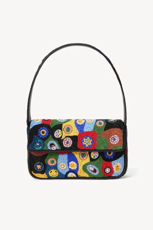 TOMMY BEADED BAG | BLACK MILLEFIORI sold by STAUD