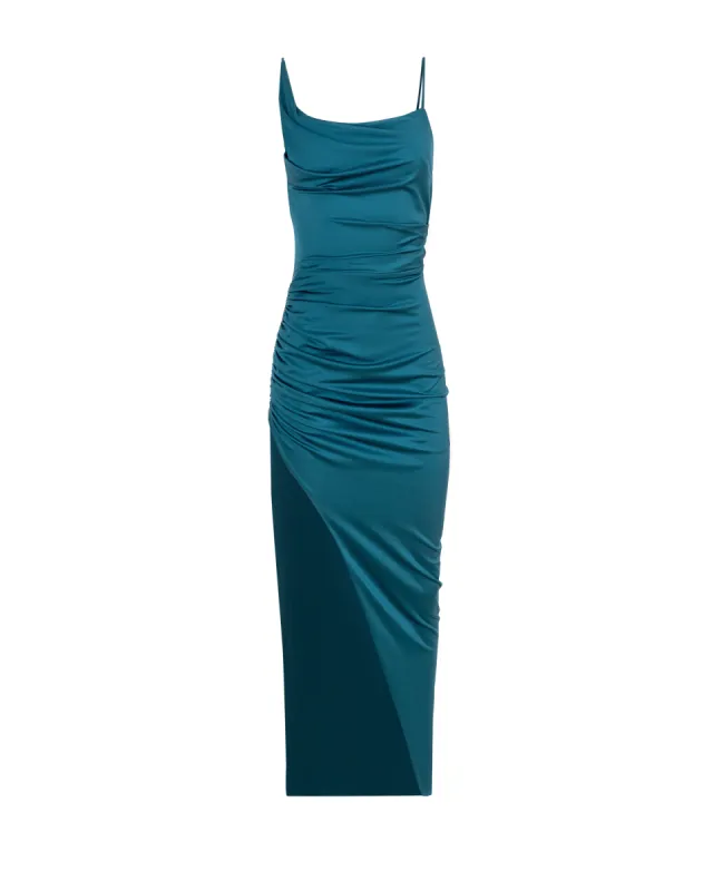 Aquamarine slip style maxi dress sold by Milla