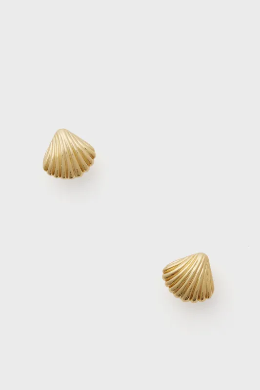 Gold Coquilles Mini Studs sold by Tuckernuck